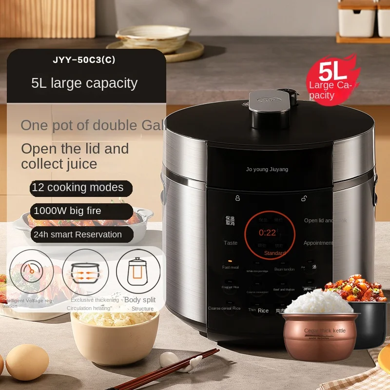 Fully Automatic Intelligence Electric Pressure Cooker 2 Inner Pots Instant  Pot Electric Multifunction Pot Slow Cooke Rice Cooker - AliExpress