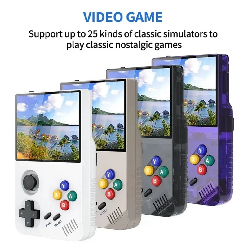 A22R-M19 Retro Video Game Console 128G Handheld Classic Nostalgic Arcade Game Console 3D Joystick Up To 25 Simulators