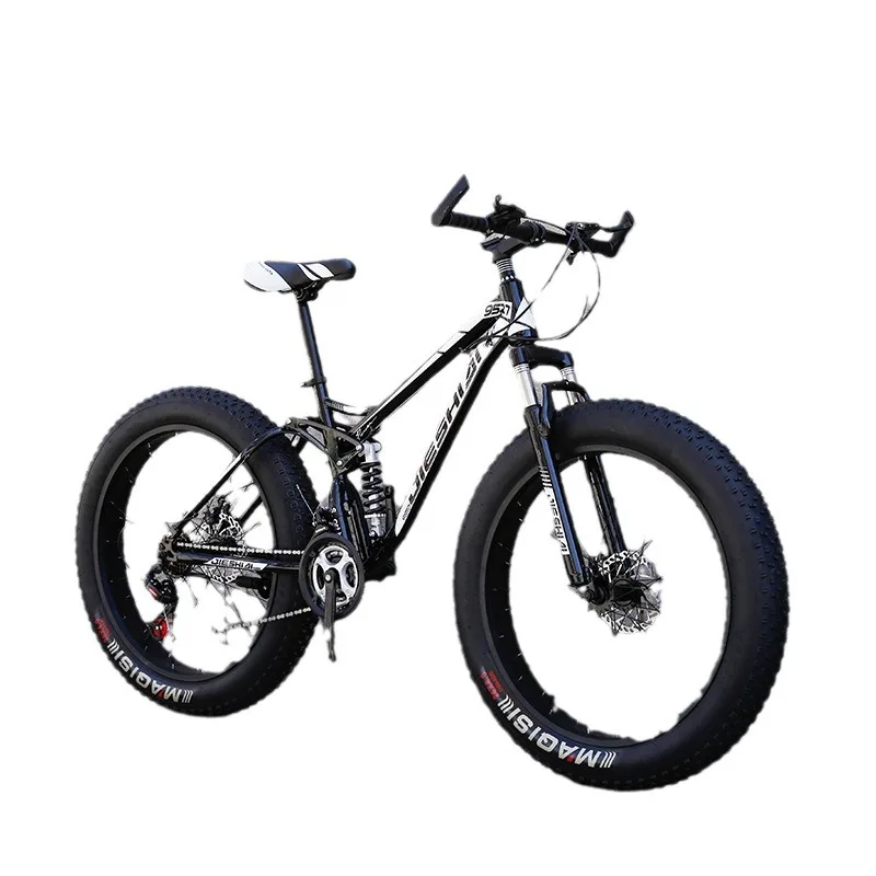 Mountain Bike Adult Off-Road Beach4.0Large Tire Dual Shock Absorption Variable Speed Bicycle for Male and Female Students 3