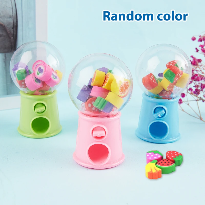 

For Students Gifts Creative Fruit Style Eraser Twist Machine Eraser Supplies