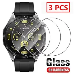 3-Pezzi Protezione Schermo in Vetro Temperato per Smartwatch - Ultra-Cleare 9H Durezza Shield