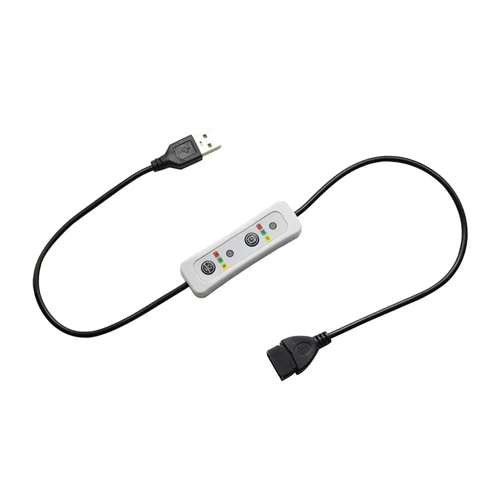 USB Timer Switch Extension Cable 60cm DC 5V Power Timer Cord Controller LED Strips Lights Ceiling Fan USB Fan Lamp Bulb