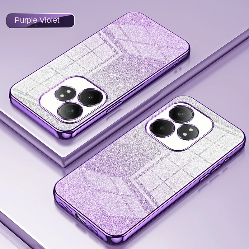 Elegant Soft TPU Glitter Slim Protective Back Cover Case