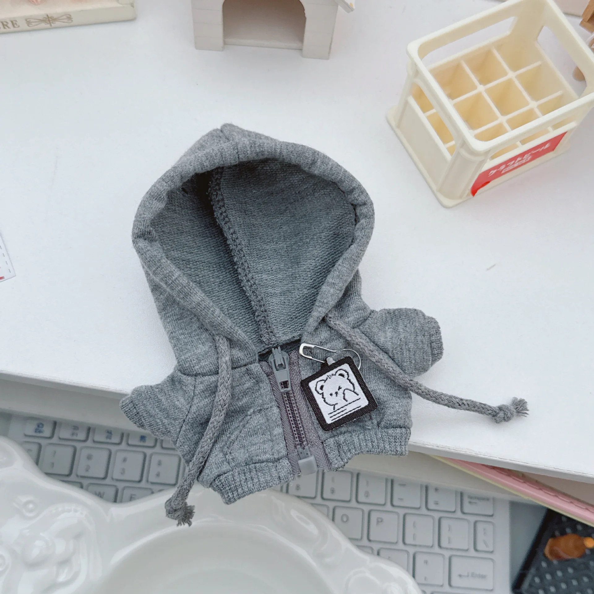 Labubu 17cm Doll Clothes Pendant Set – Cute DIY Hoodie & Accessories, Fun Baby Outfit & Perfect Christmas Gift 2