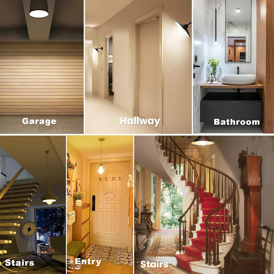 Use  LED Bulb With Motion Sensor LED B22 220V Bulb With Sensor Automatic On/Off Night Light