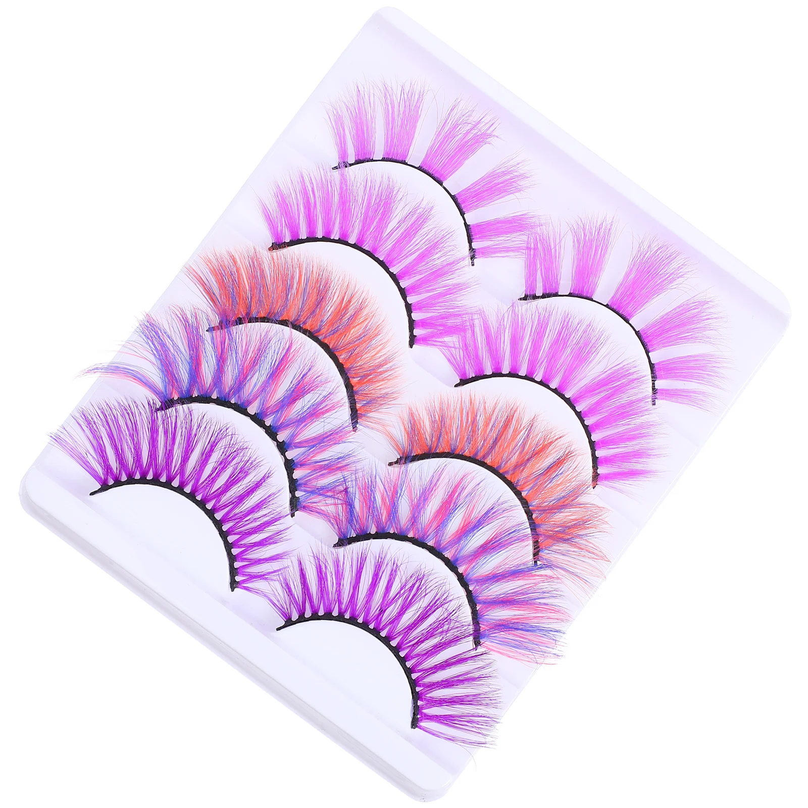 

10 Pcs Supplies Eyelashes Miss Halloween Costumes Artificial Imitation Faux