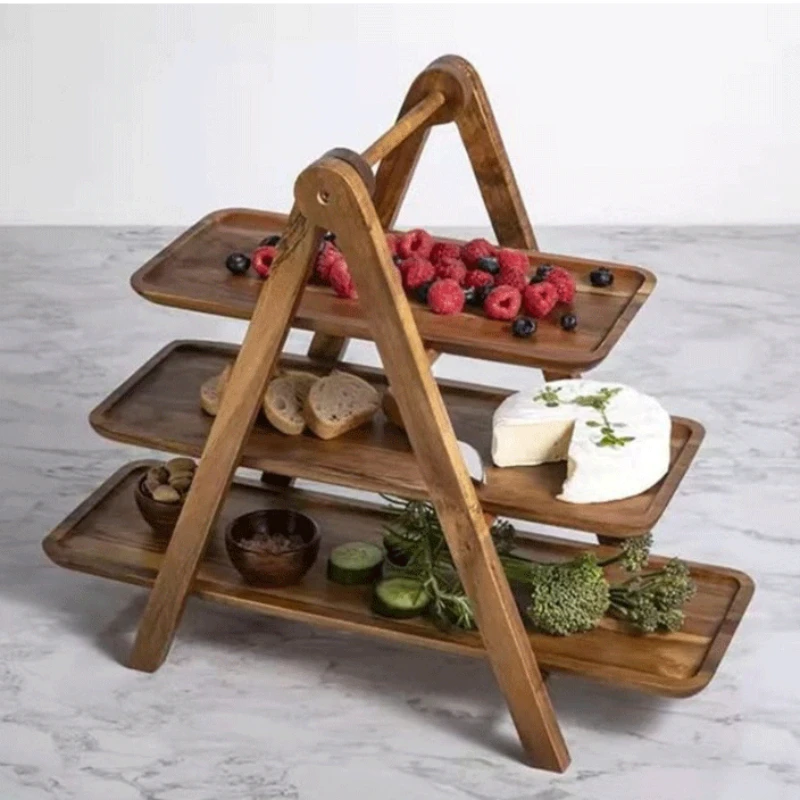 Wooden Serving Tray Kitchen Tray Fruit Tray
