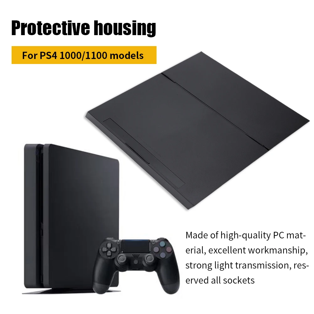 Black Plastic Faceplate Cover - High-Quality Protective Replacement Case