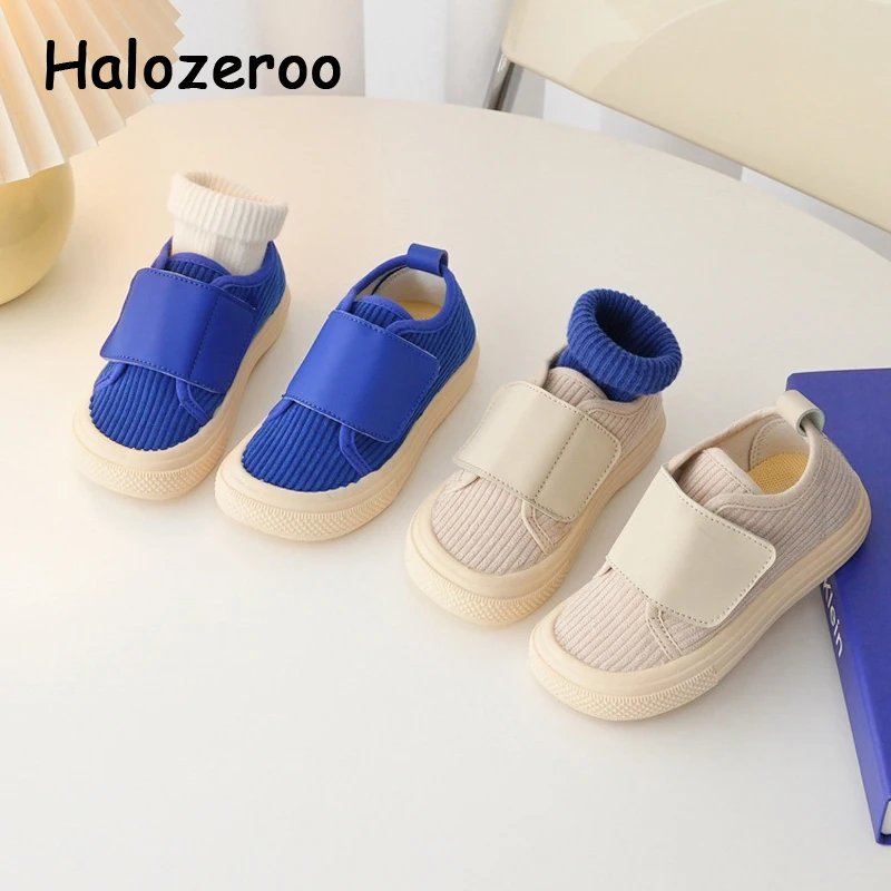 

New Kids Casual Sneakers Toddler Girls Brand Canvas Shoes Baby Boys Blue Sport Sneakers Children Chunky Sneakers Trainers Autumn