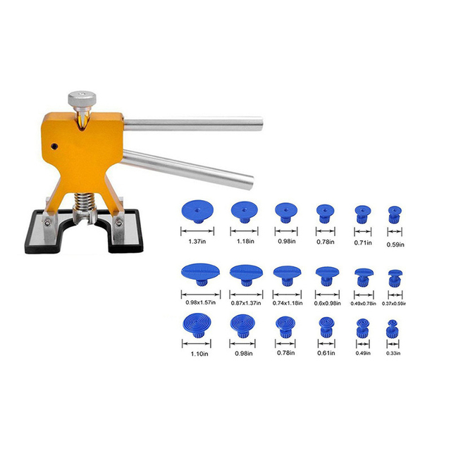 Body Dent Removal Tool Slide Hammer Suction Cups take out Car Dent Repair Tool Reverse Hammer Glue +18pcs Glue Puller