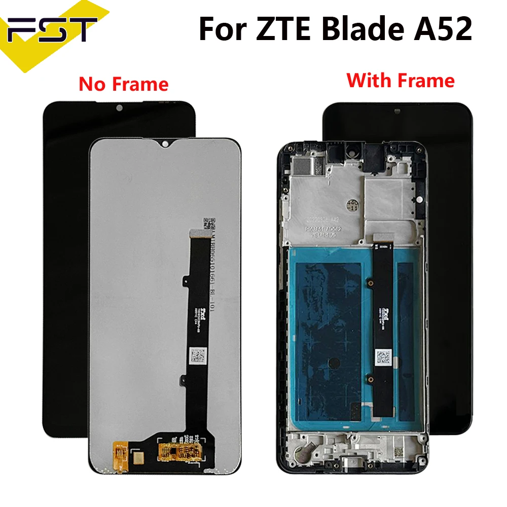 6.52“ Original LCD For ZTE Blade A52 LCD Display+Touch Screen