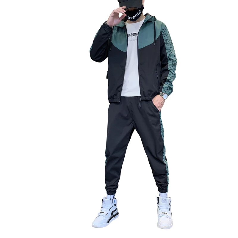 Ma Croix Men's Premium Checkered Hip Hop Inspired Stretch Elastic Fit Light  Polyester Zip Up Activewear Striped Track Jacket 