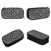 Classic Snow Leopard Print Pencil Case Animal Skin Pencilcases Pen Box Kids Big Capacity Bags Students School Gifts Stationery 2