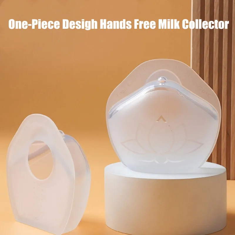 1pc 70mL Large Capacity Baby Breastfeeding Milk Collector Safe Silicone Wearable Milk Saver Reusable Leak-proof Nursing Cup