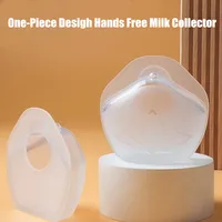 1pc New 70mL Large Capacity Baby Breastfeeding Milk Collector Safe Silicone Wearable Milk Saver Reusable Leak-proof Nursing Cup 1
