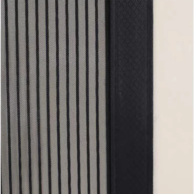 Mosquito proof door curtain, magnetic diamond mesh screen door, household non perforated insect proof mesh partition curtain