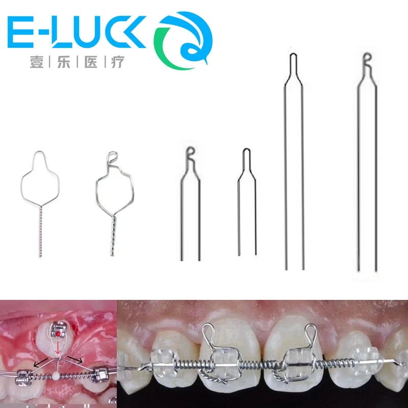 100pcs/pack Orthodontic Wire Dental Ligature Wires Kobayashi Metal