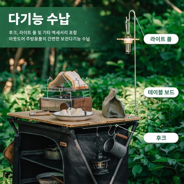 야외 모험을 위한 휴대성과 내구성을 겸비한 캠핑 필수품