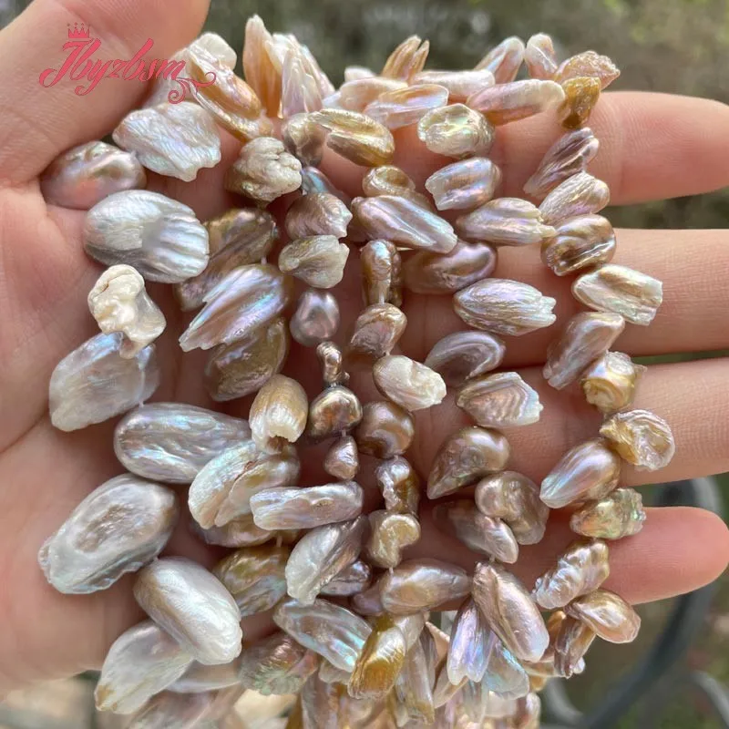 TOP Drilled Multicolor Reborn Keshi Natural Freshwater Pearl Beads for DIY Bracelet Necklace Earrings Charms Jewelry Making 15