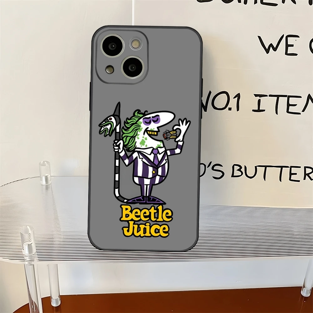 thumbnail image 1 of Funda para teléfono con el manual B-Beetlejuices para iPhone 13, 16, 14, 15, 12 Mini, 11, Xr, X, Xs Pro Max, 8, 7, 6 Plus, carcasa trasera, 1 of 5
