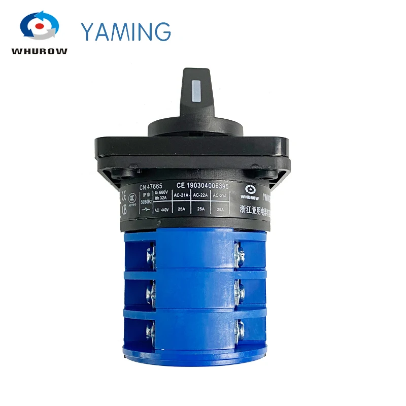 32a 690v três pólos de comutação elétrica manual contato prata LW28-32A