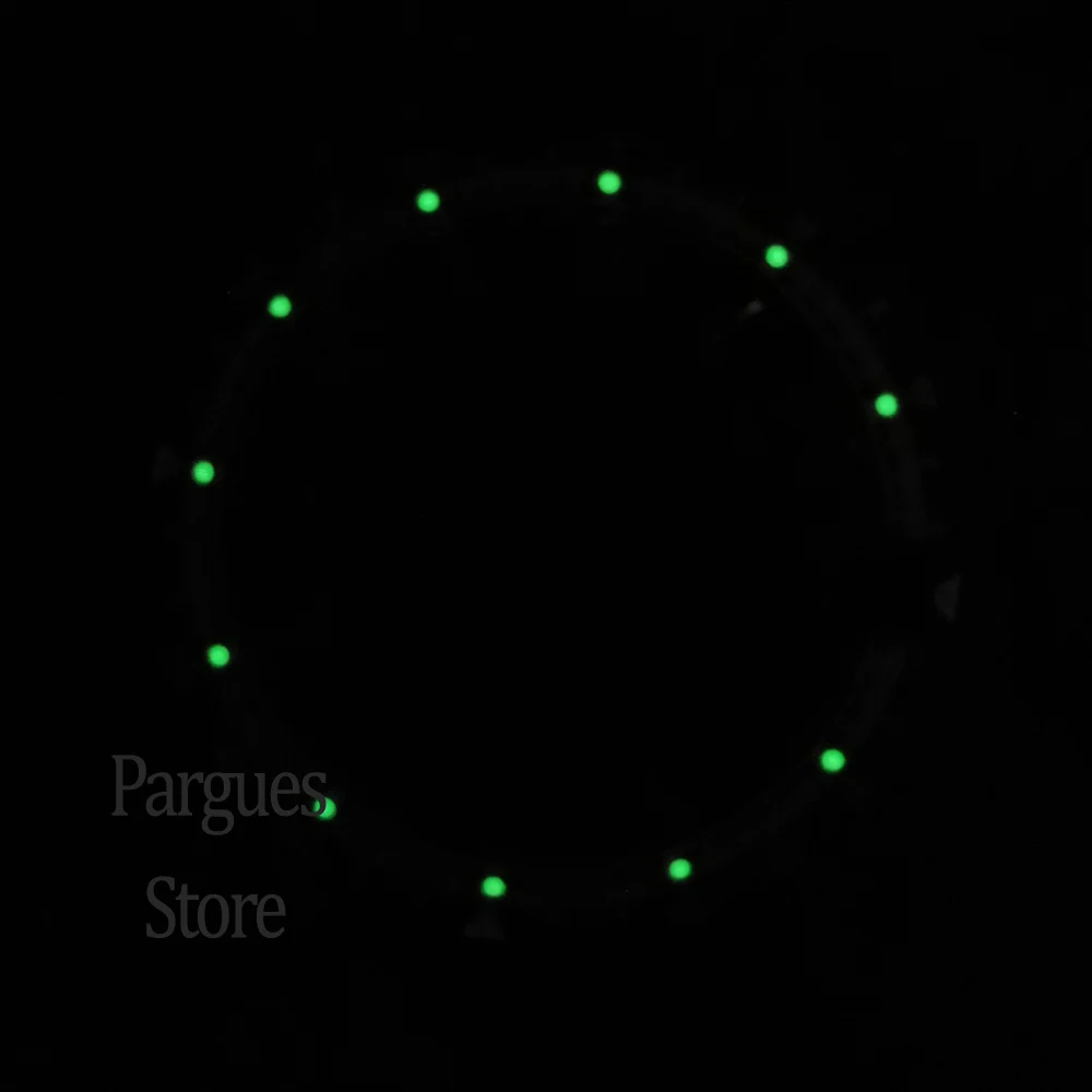 Green Luminous Arabic Pilot Alpinist Watch Dial