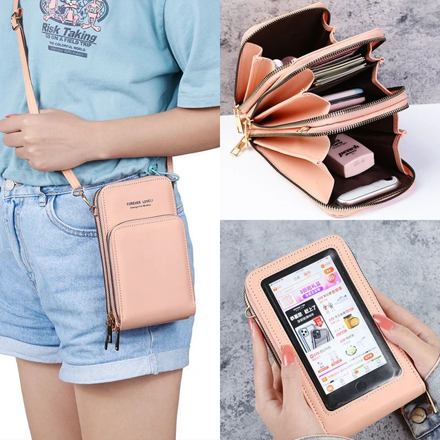 Mini Elephant Cute Wallet Bag Shoulder Messenger Bag Female Girls Fashion  Genuine Leather Soft Small Card Phone Bags Coin Purse