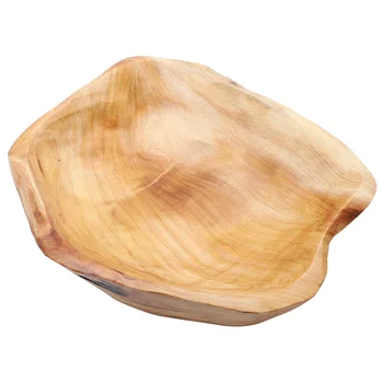 Root Carved Solid Wood Fruit Plate Serving Tray Decorative Cushions for Living Room Bowl Food Wooden Dish Jewelry Snacks 1