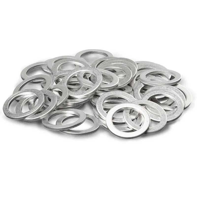 100Pcs 9956-41-400 Oil Drain Plug Crush Washer Gaskets 14x20x1.5mm For Mazda M14 Car Accessories 995641400