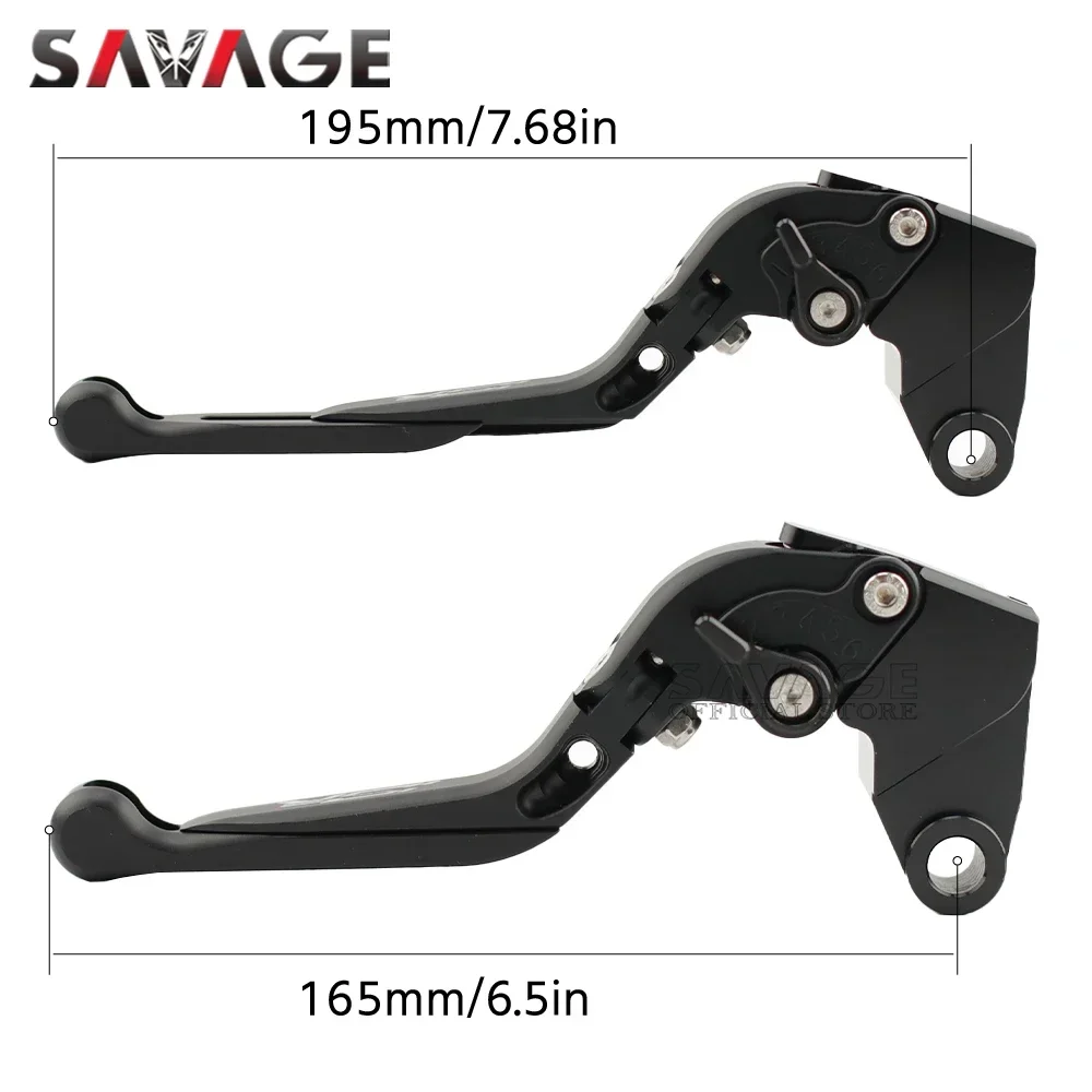 Folding Brake Clutch Levers For KAWASAKI ZX10R 2004-2023 ZX10RR 2017 ZX-10R Motorcycle Accessories Handles Extendable Adjustable 6