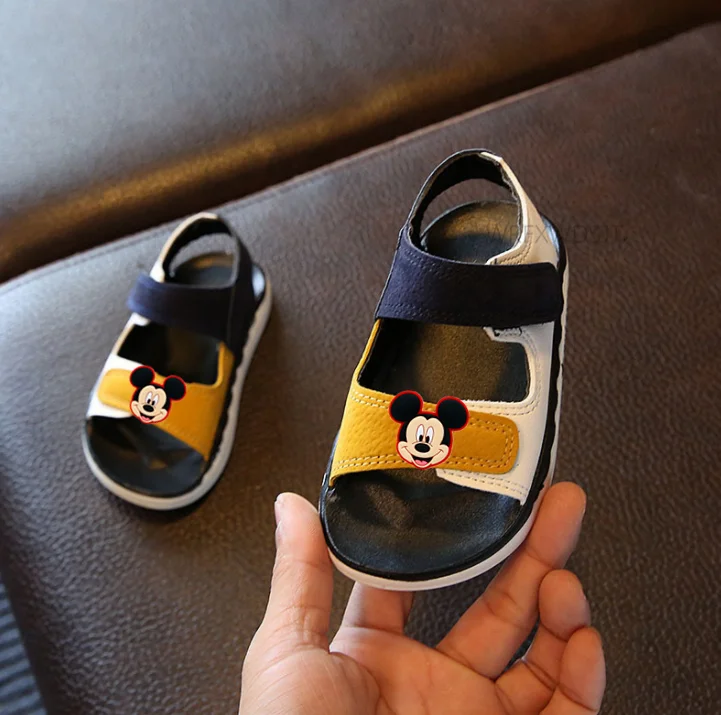 DisneyBabySummerShoesBarefootRomanBoysGirlsBeachShoesToddler