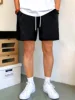 Men's Quick-Drying Sports Shorts 3-Color 3-Pack Casual Loose Elastic Belt with Drawstring Lightweight Suitable for Running and t 6