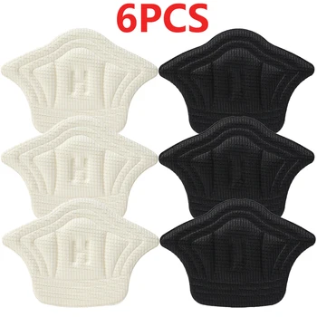 스포츠 신발에 대 한 6pcs 깔창 패치 뒤꿈치 패드 조정 가능한 크기 내마모성 발 패드 쿠션 삽입 깔창 뒤꿈치 보호대 뒷면 스티커