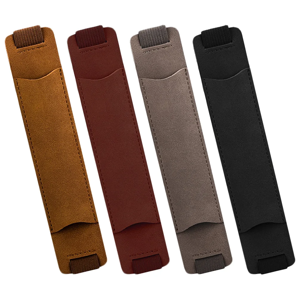 

4pcs Business Pen Holders Pen Protective Holders Pen Pouches For Notebook Single Pen