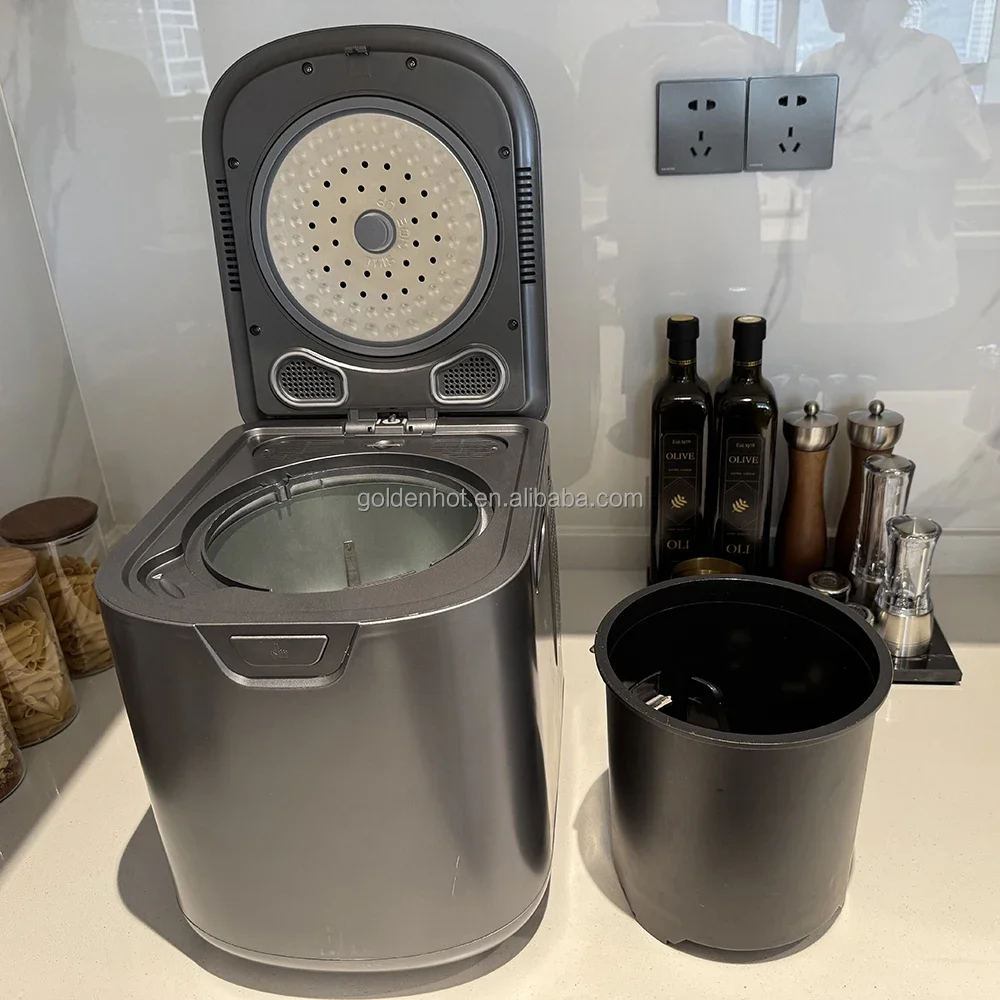 Factory Direct Supply Eco-Friendly Indoor Electronic Composter Food  Recycling Machine Composting with Two Activated Carbon Box 4