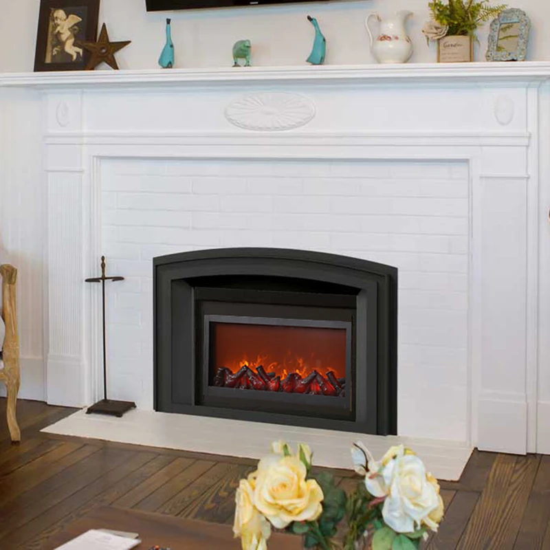 Decoration Fireplace Home Art Wall Decor Creative Wall Hanging plate Retro  Living Room Dining Room Wall Pendant Electronic Flame - AliExpress
