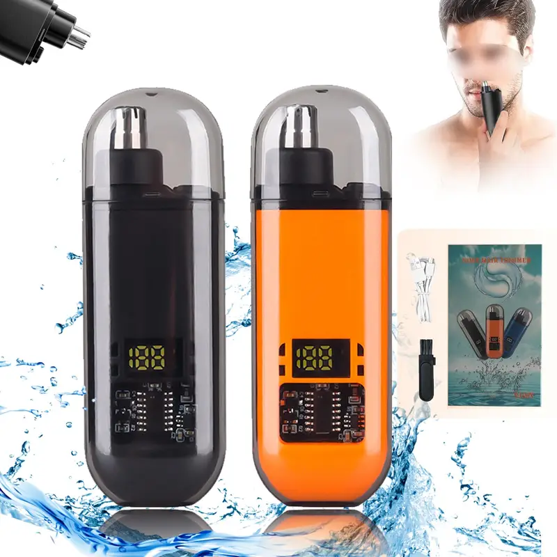 Suitable , USB charging nose and ear hair trimmer portable electric clipper,...