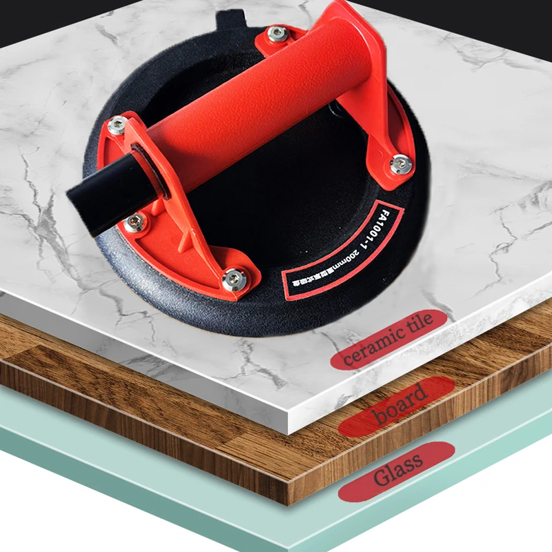 8-inch 220kg Vacuum Suction Cupor With Handle for Granite & Glass Lifting Window Replacement Suction cup For Tile Manual Lifting