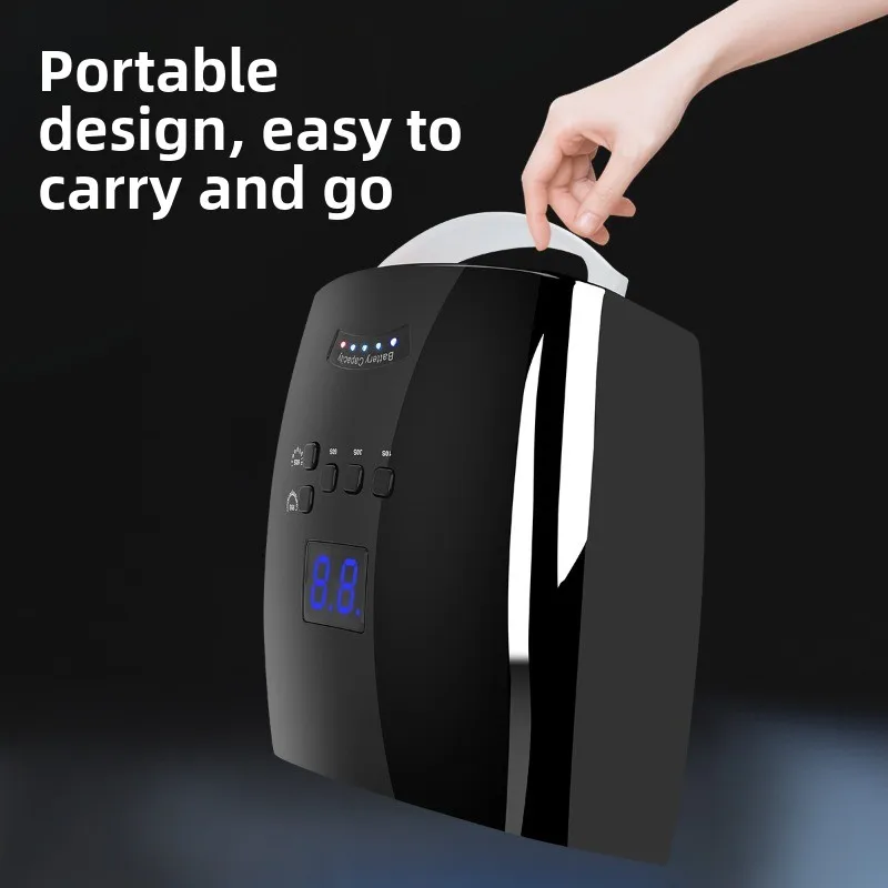 충전식 UV LED 네일 램프 33개 램프 비드 66W LCD 화면 무선 젤 경화 램프 네일 살롱 도구