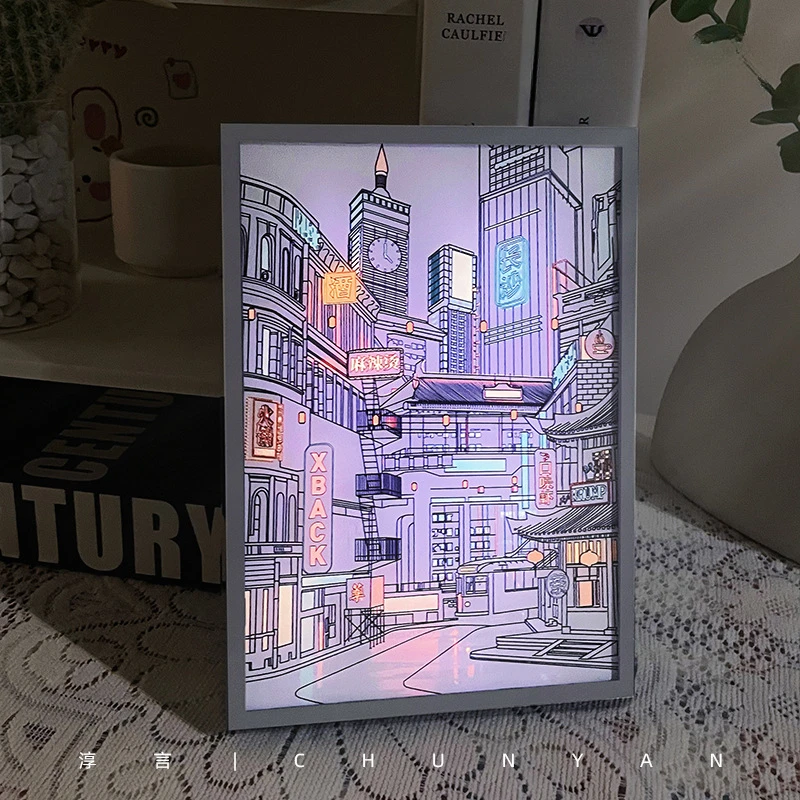 

Современное минималистичное декоративное прикроватное оформление картина освещение картина теплое и романтическое оформление