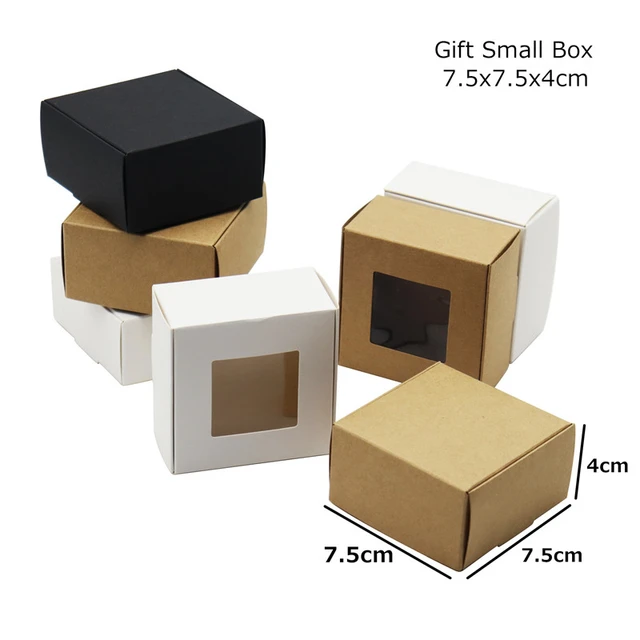 50/100pc Cardboard Mini Box DIY Kraft Paper Box Soap Box Jewelry Packing  Gift Box - AliExpress