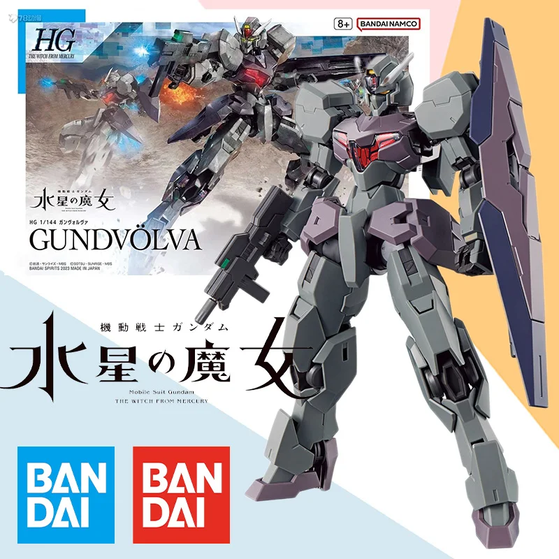 

Bandai Original HG 1/144 The Witch From Mercury Series EDM-GB GUNDAM GUNDVOLVA Aninm Action Figure Assembly Model Toy Gift