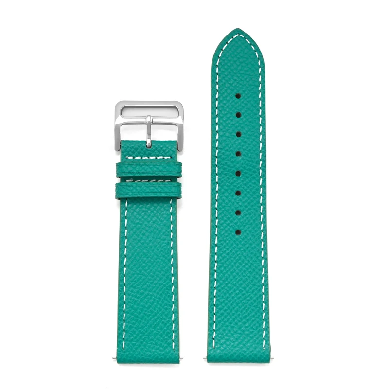 Premium Genuine Leather Watch Strap - Universal Quick Release Band in Cowhide