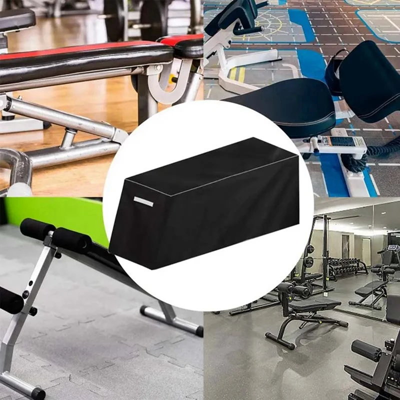 Workout Bench Dust Cover Waterproof Outdoor Dust Shield Sit-Up Board Protector Cover Weight Bench Covers For Outside 2