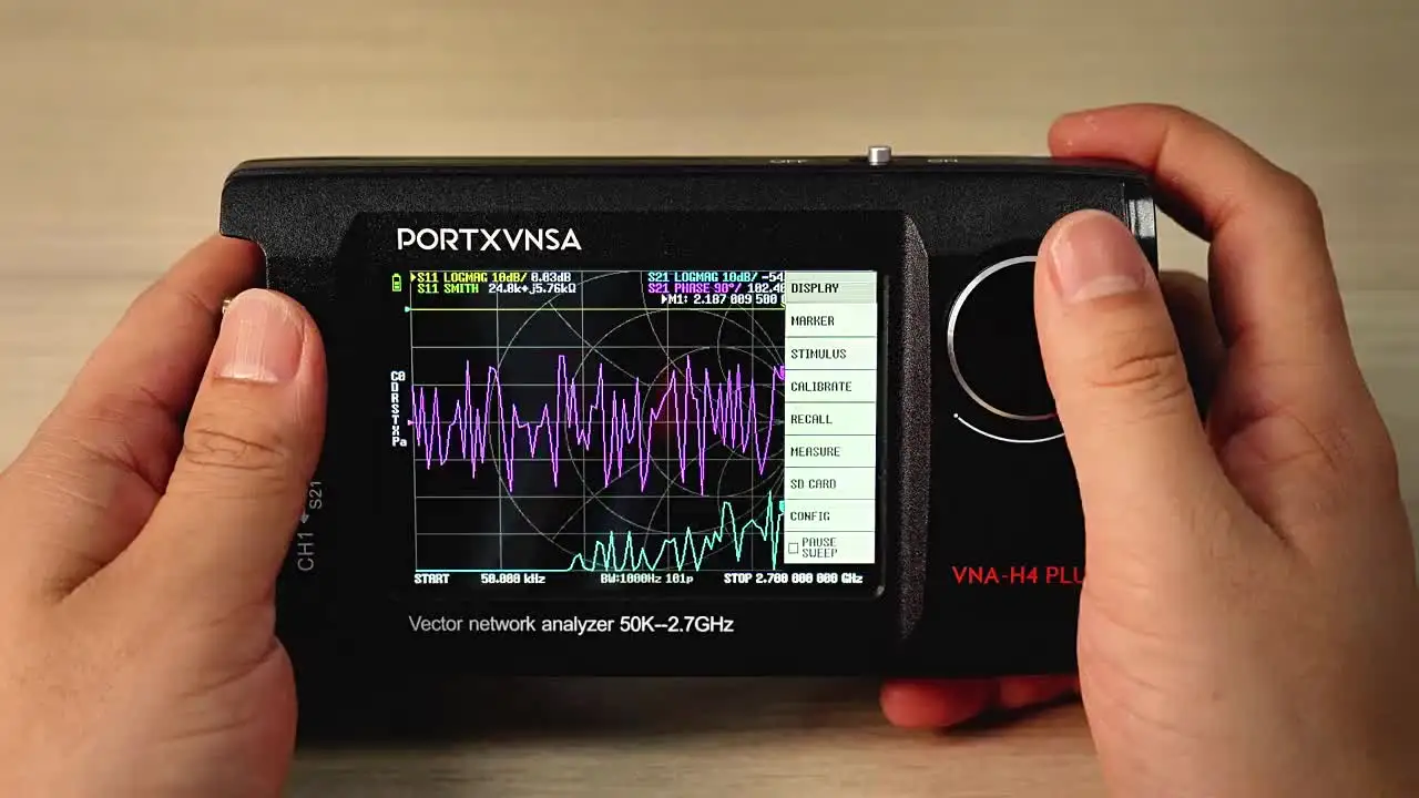 nanohana NanoVNA-H4 Plus 50kHz-2.7GHz Vector Network Analyzer