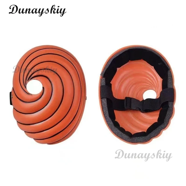 Maschera Uchiha Obito Cosplay - Resina, Regolabile, Per Adulti E Bambini - Perfect Per Halloween E Feste