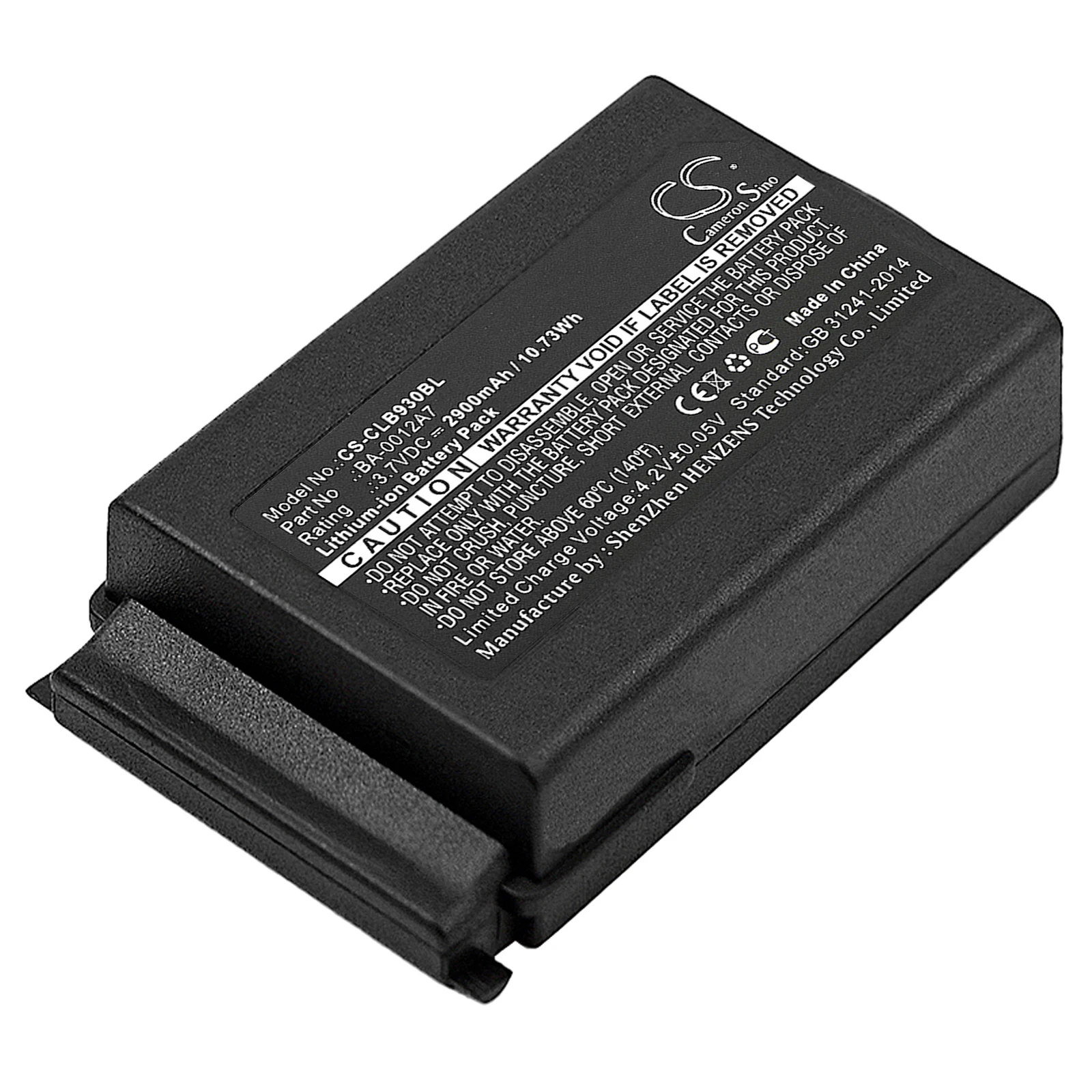 

Сканер штрих-кода 2900 мАч/9300 Вт-ч аккумулятор для CipherLAB:BA-0012A7 9400 9600 9300 CPT 9400 CPT 9600 CPT
