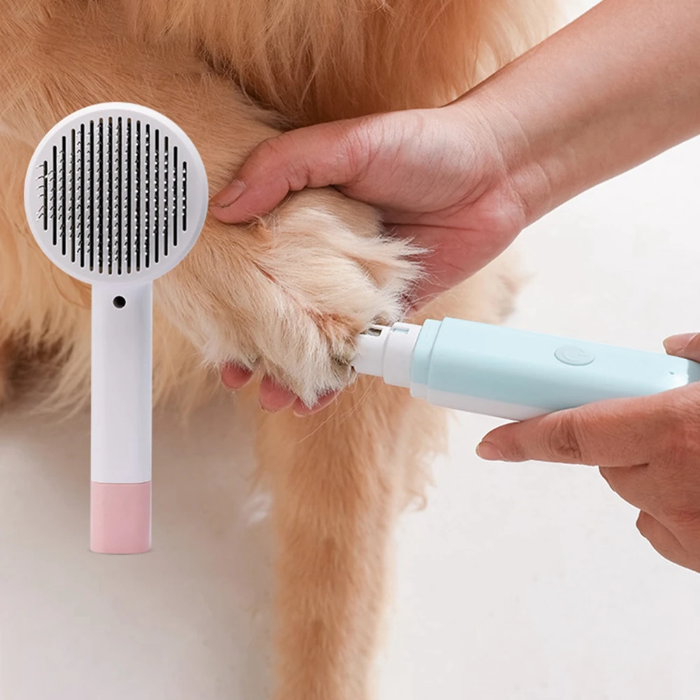 Dog Grooming Brush Self Cleaning Slicker Comb Brushes for Dogs