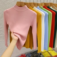 Autumn Winter Solid Pullover 2025 Turtleneck Women Sweater Female Casual Knitwear Clothing Basic Slim Versatile Soft Tops - Image 5