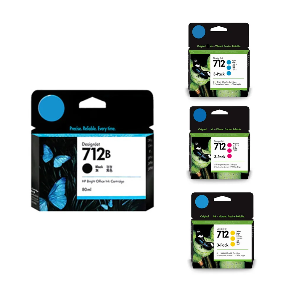 Original New 712 712B Ink Cartridge for HP Designjet T650 T630 T250